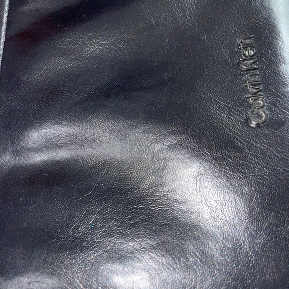 NWOT Calvin Klein black leather purse - Picture 5 of 5
